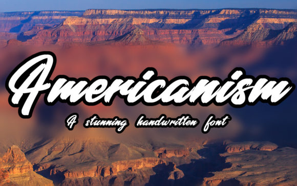 Americanism Font: Beautiful Script for Creative Makers