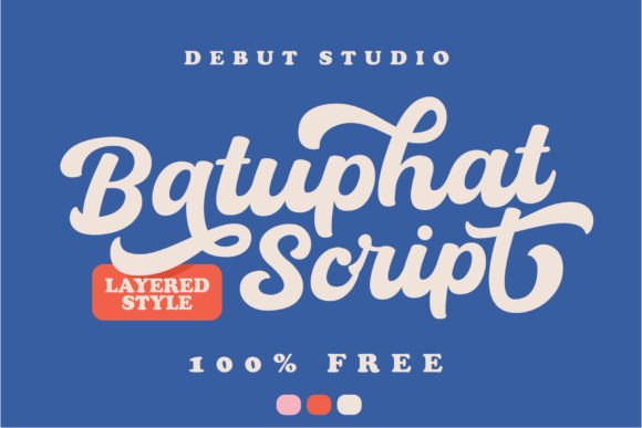 Batuphat: A Bold Script for Editorial Design