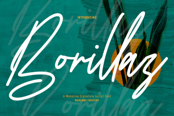 Borillaz Script: Elegant Handwritten Font