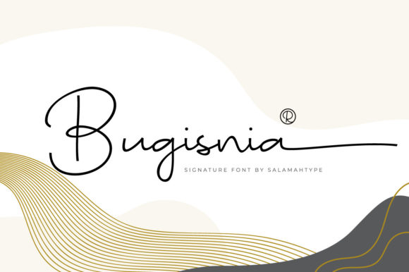 Bugisnia Script: A Flowing Typeface for Creative Projects