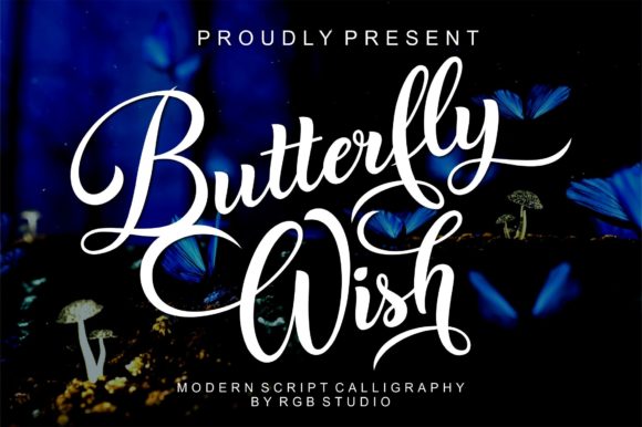 Butterfly Wish Font for Business