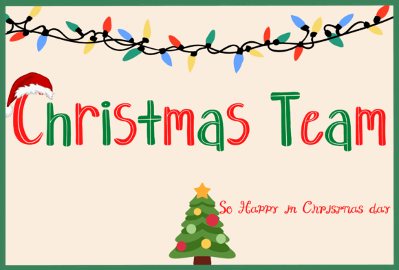 Christmas Team Font Review