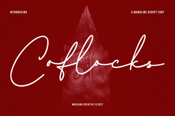 Coflocks Script: A Stylish Font for Makers