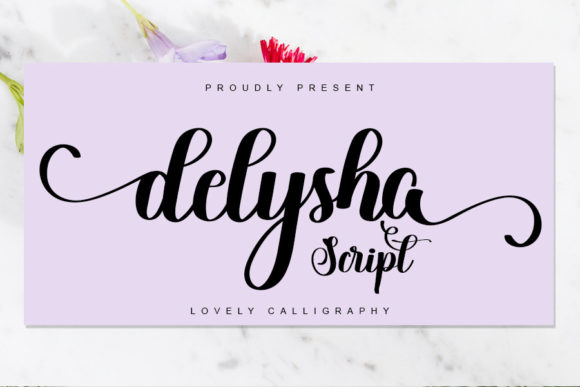 Delysha Script: A Bold Handwritten Font for Crafters