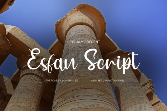 Esfan Script: A Romantic Font for Creative Makers