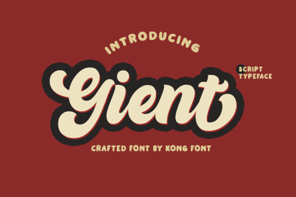 Gient: A Playful Handwritten Font for Web Design