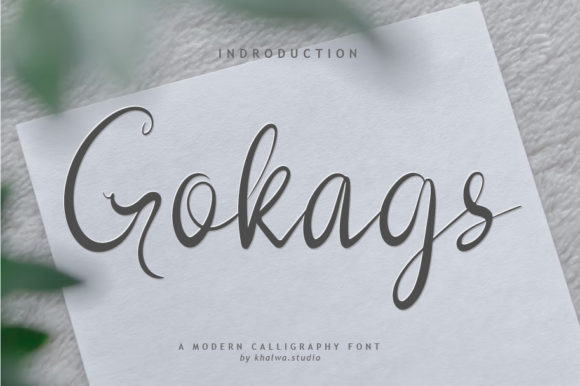 Gokags Script: A Beautiful Font for Creative Web Design