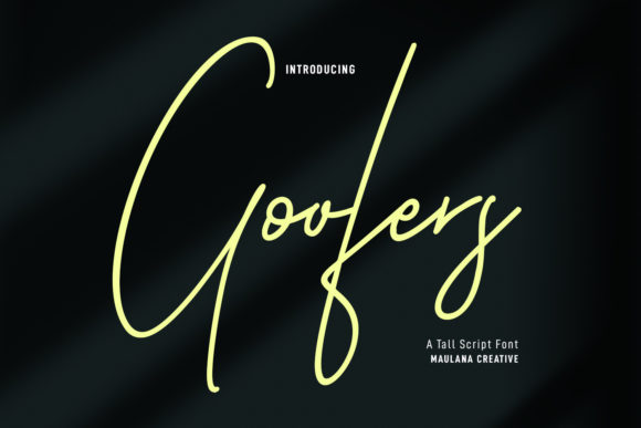 Goofers Script: A Font for Elegant Branding