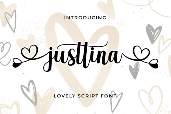 Justtina Script: A Romantic Typeface for Campaigns