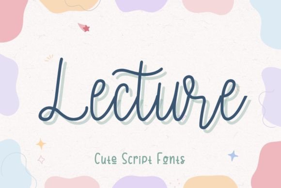 Lecture Font for Editorial Design