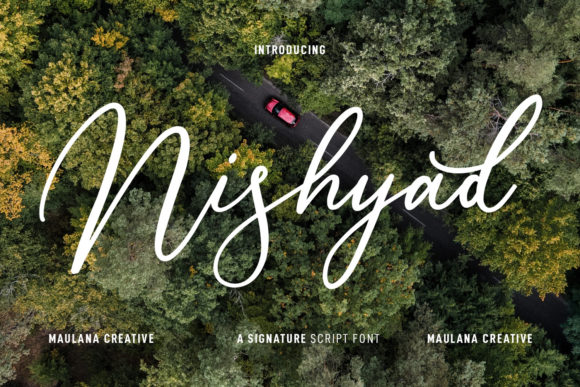 Nishyad Script: A Stylish Font for Branding
