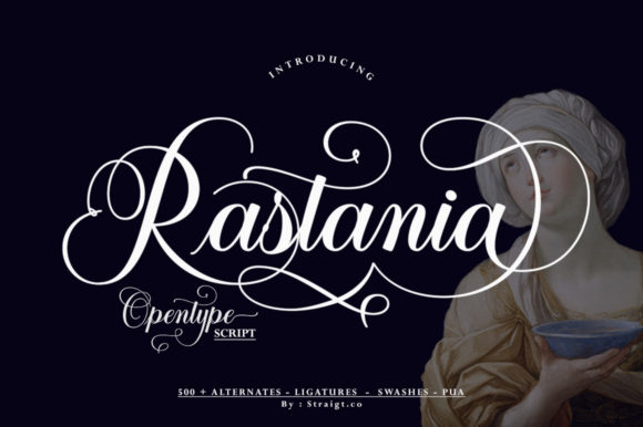 Rastania Script: A Stylish Font for Creative Projects