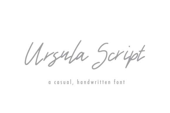 Ursula Script: A Stylish Font for Web Design