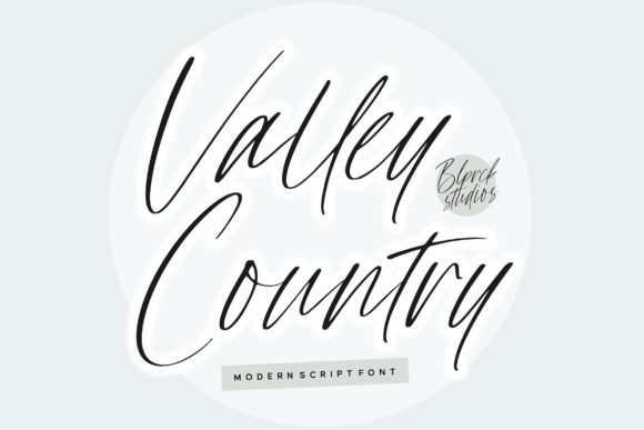 Valley Country Script: A Font for Business Charm