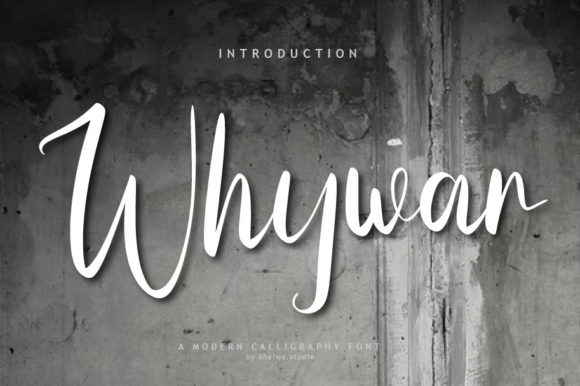 Whywar Script: A Beautiful Font for Web Design
